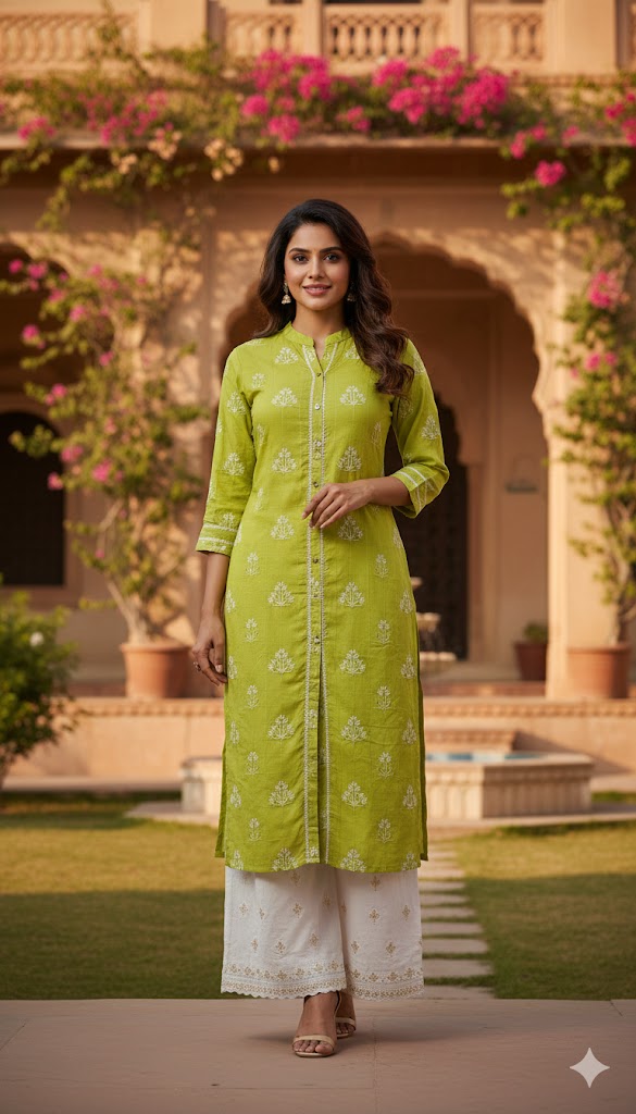 LAD CHURIDAR-SYNTHETIC-LP PALAZO LS-HASH2/20-10P